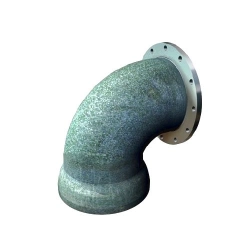 Колено раструб-фланец чугунное УРФ 100 мм ГОСТ 5525-88 - фото