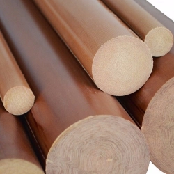 Стержень текстолитовый электротехнический 60х500 мм ГОСТ 5385-74 - фото