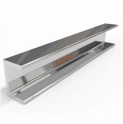 Швеллер оцинкованный гнутый 60х30х3 мм 09Г2С - фото