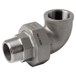 Американка угловая ВР-НР 8x30x59 мм AISI316 ТУ - фото