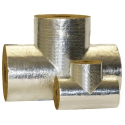 Большие теплоизоляционные равнопроходные тройники 600x630x630 мм НГ ГОСТ 17376-2001 - фото