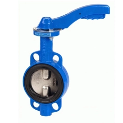 Дисковой затвор с рукояткой DN 40 мм PN 16 кгс/см2 RVB - фото