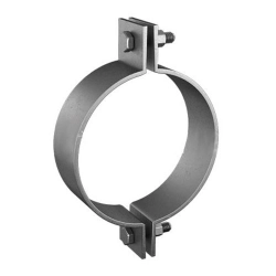 Хомут для горизонтальных трубопроводов 133x3.8x0.82 мм AISI 304 ОСТ 34-10-735-93 - фото