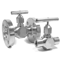 Игольчатый фланцевый вентиль-клапан 15с68нж DN 20 мм Pn 16 кгс/см2 Ст20 исп. E - фото