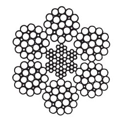 Канаты для дорожных машин 37 мм ЛК-3 ГОСТ 7667-80 - фото