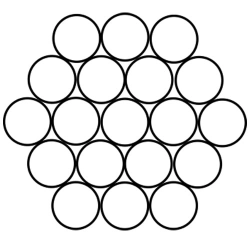 Канаты одинарной свивки 6.8 мм ЛК-О 1х7(1+6) ГОСТ 3062-80 - фото