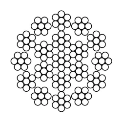 Канаты для кранов грузоподъемных 28 мм (1+6)+12х7(1+6)+1х7(1+6) DIN 3069 - фото