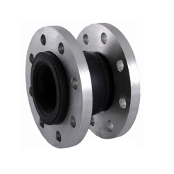 Компенсатор резиновый фланцевый 125x65 мм NBR - фото