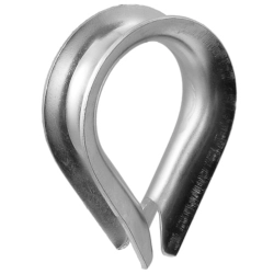 Стальной коуш 14 мм А2 DIN 3090 - фото