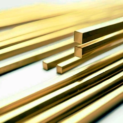 Латунный квадрат тянутый 40х2000 мм ЛЖС58-1-1 ГОСТ Р 52597-2006 - фото