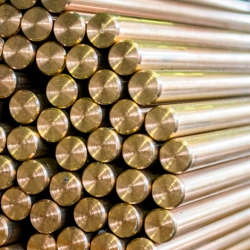 Латунный пруток тянутый 35х2000 мм ЛЖС58-1-1 ГОСТ Р 52597-2006 - фото
