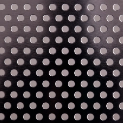 Лист перфорированный нержавеющий 12Х18Н10Т 1.5х1000х2000 мм Rv 3-5 - фото