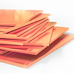 Медная плита горячекатаная 25х4000х2500 мм М1ф ГОСТ 1173-2006 - фото