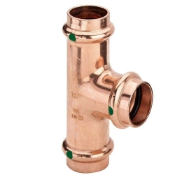 Медные пресс тройники 18 мм М2р ГОСТ Р 52948-2008 - фото