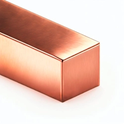 Медный квадрат тянутый 17х5000 мм М0 ГОСТ 1535-2016 - фото