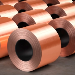 Медный рулон 3.1х1000 мм М1ф ГОСТ 1173-2006 - фото