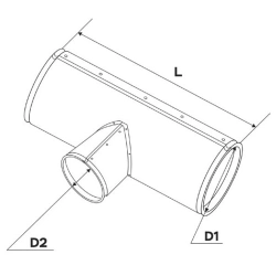 Оболочки на теплоизоляционные переходные тройники 57x50x15 мм 20 Ту 4937-002-61278130-2016 - фото