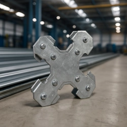 Одноуровневый соединитель профилей (Краб) 0.5 мм ПП ТУ - фото