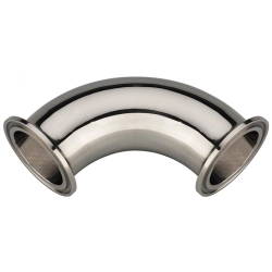 Оснащенный отвод clamp 80x85x106 мм AISI316 DIN 11852 - фото