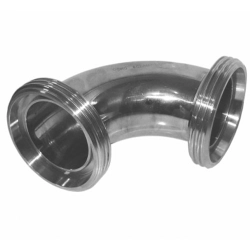 Оснащенный отвод резьба 65x70x95 мм AISI316L DIN 11852 - фото