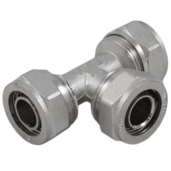 Оснащенный тройник гайка 125x129x178 мм AISI316 DIN 11852 - фото