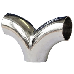 Отвод двойной T-образный 50x50x70 мм AISI316L ТУ - фото