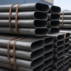 Труба плоскоовальная 65x32x1 мм 08кп ГОСТ 8644-68 - фото