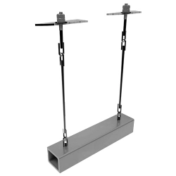 Подвески ПГ2у и ПМ2у для горизонтальных трубопроводов 133x500x4 мм ПМ2у ГОСТ 16127-70 - фото