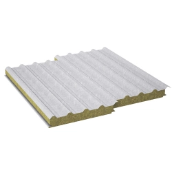 Сэндвич-панель кровельная (трехслойная) 25 кг/м3 250х1000 мм - фото