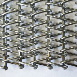 Сборная одинарная транспортерная сетка тип-3 4x6x5 мм 12Х18Н10Т ТУ 14-4-168-88 - фото