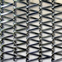 Одинарная транспортерная сетка тип-5 8x8x15 мм 12Х18Н10Т ТУ 14-4-168-88 - фото