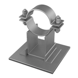 Скользящая направляющая хомутовая опора трубопроводов ТЭС и АЭС 630x97 мм 30Х3МФ ОСТ 24.125.156-01 - фото