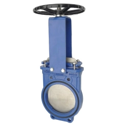 Шиберная задвижка со штурвалом Ду 500 мм Ру 16 кгс/см2 ГОСТ 33259 - фото